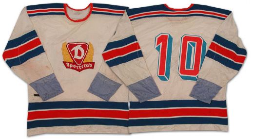 1980s Berlin Dynamo Sportclub Game Worn Jersey