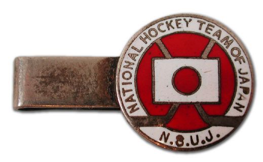 Vintage National Hockey Team of Japan Tie Clip