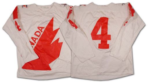 Circa 1976 Bobby Orr Canada Cup Souvenir Jersey