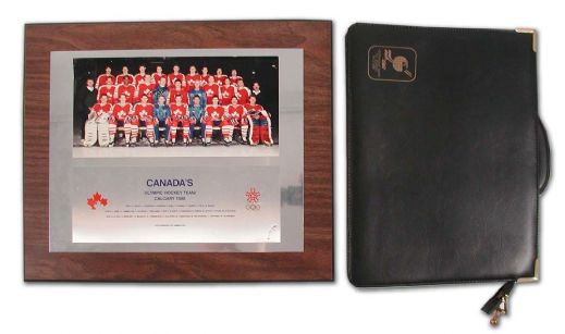 1988 Calgary Olympics Team Canada Hockey Photo