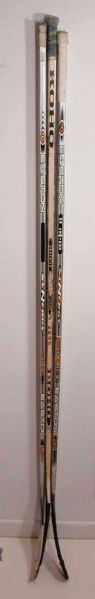 Richard Zednik, Claude Lemieux and Karl Dykhuis Game Used Sticks