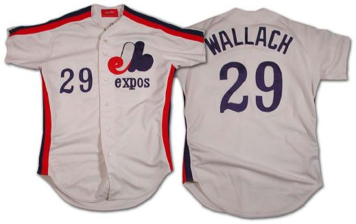 Tim Wallachs 1986 Montreal Expos Game Jersey