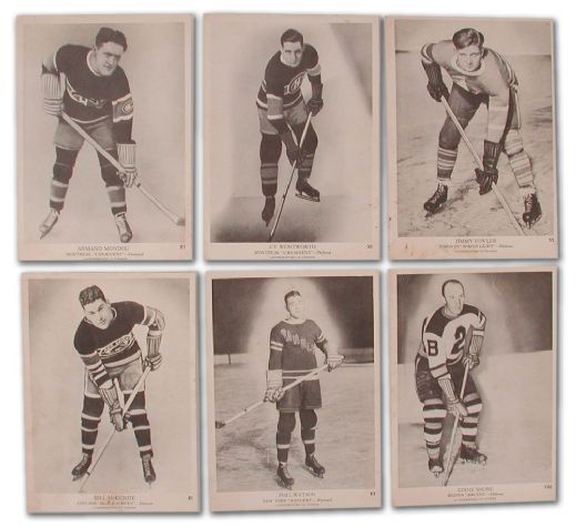 Collection of 1939-40 O-Pee-Chee Hockey Cards (6)