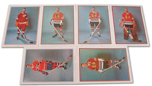 Scarce 1966 NHL First All-Star Team Premium Photo Set of 6