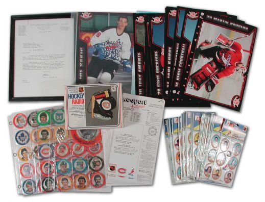 Large Assorted Hockey Memorabilia and Card Collection