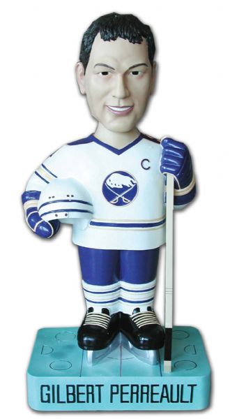 Giant Limited Edition Gilbert Perreault Buffalo Sabres Bobbing Head Doll