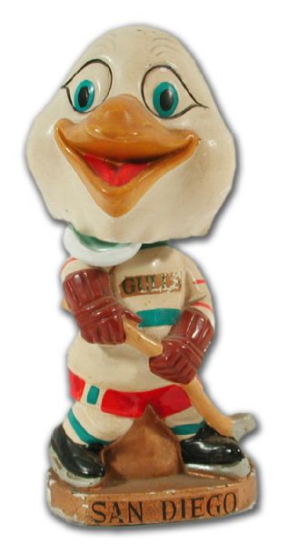 Rare San Diego Gulls Bobbing Head Doll