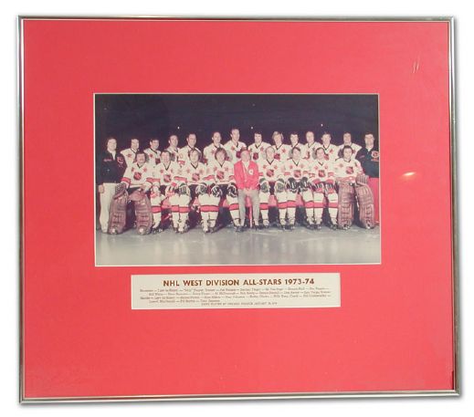 1973-74 NHL All-Star Team Framed Photograph (18" x 21")