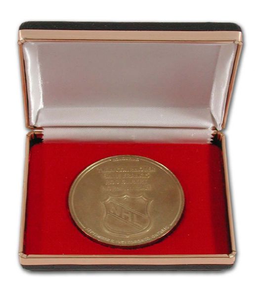 1982 Hockey Hall of Fame Induction Dinner Medallion in its Original Case