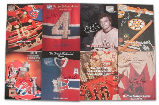 Classic Collectibles Past Auctions Catalogues Including 8 Autographed