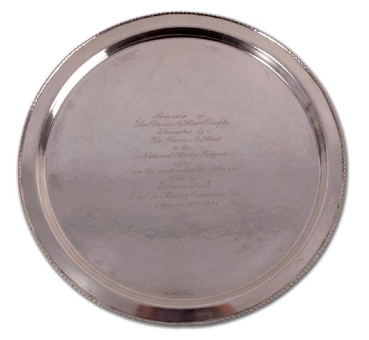 Elmer Lach’s 1944-45 Hart Trophy Commemorative Silver Tray