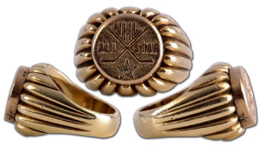 Elmer Lach’s 1947-48 NHL All-Star Team Gold Ring