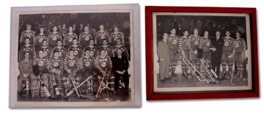 Elmer Lach’s 1948 NHL All-Star Game Photo Collection of 2