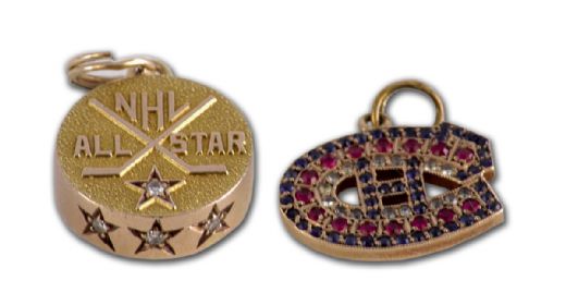 Elmer Lach’s NHL All-Star Team& Montreal Canadiens Charms