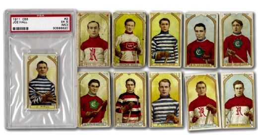 1911-12 C-55 Complete 45-Card Set