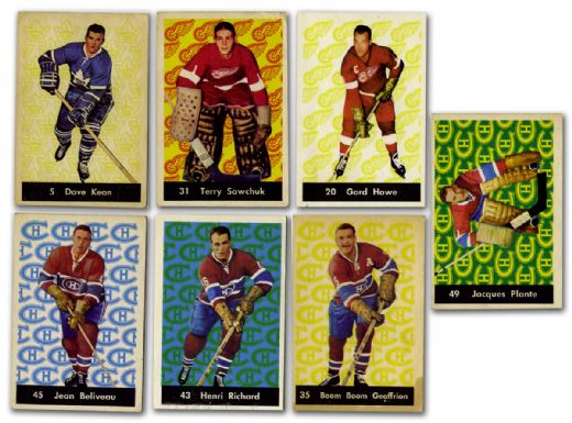 1961-62 Parkhurst Near Complete Card Set (45/51)