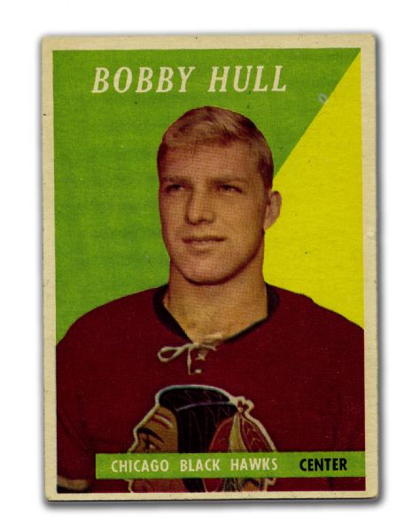 1958-59 Topps Bobby Hull Rookie Card