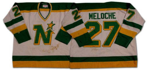 Gilles Meloche’s 1980-81 Minnesota North Stars Game Worn Jersey