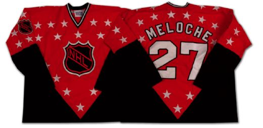 Gilles Meloche’s Game Worn 1982 NHL All-Star Game Jersey & Socks