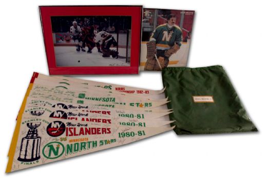 Gilles Meloche’s Minnesota North Stars Autographed Jersey &  Memorabilia Collection