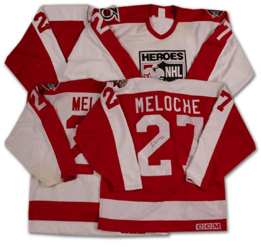 Gilles Meloche’s NHL Heroes Game Worn Jersey & Memorabilia  Collection