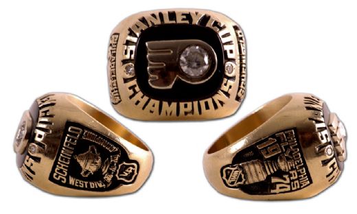 Lou Scheinfeld’s 1973-74 Philadelphia Flyers Stanley Cup  Championship Ring