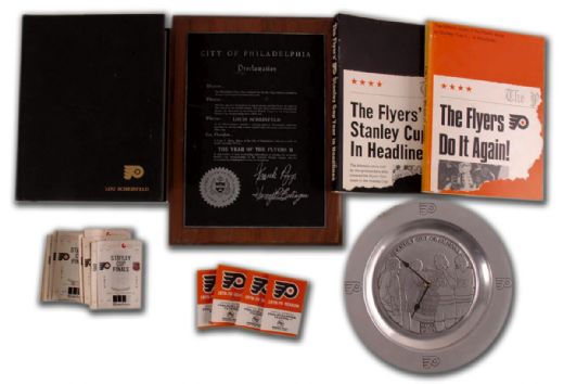 Philadelphia Flyers Stanley Cup Playoff Program & Memorabilia  Collection