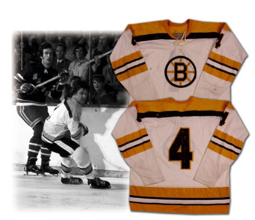 Rare 1972-73 Boston Bruins Bobby Orr Mesh Jersey