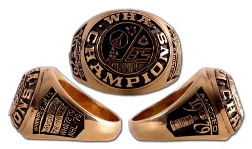 Mike Amodeo’s 1978-79 Winnipeg Jets Avco Cup Championship Ring