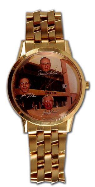 Maurice Richard’s Personal “Montreal Classic” Watch Featuring  Richard, Beliveau & Lafleur