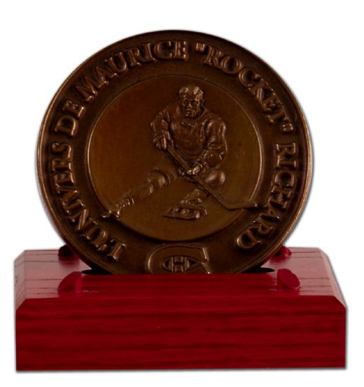 Maurice Richard Museum Official Inauguration Bronze Medallion