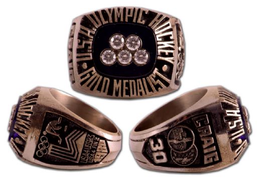 Jim Craig 1980 Olympic Gold Medal Championship Ring