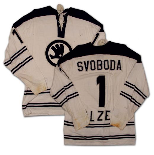 1970’s Czechoslovakian Game Worn Svoboda Goalie Jersey