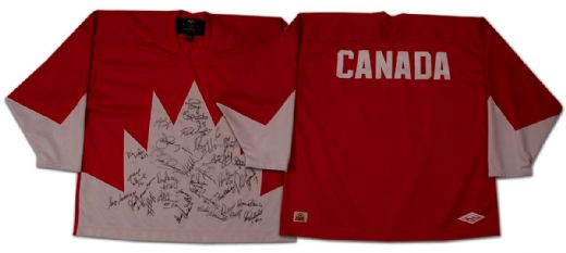 1972 Team Canada Team Signed Replica Jersey