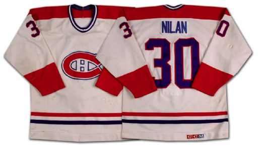 Chris Nilan’s 1980’s Montreal Canadiens Game Worn Jersey