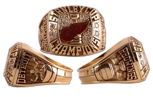 Detroit Red Wings Stanley Cup Championship Gold Ring