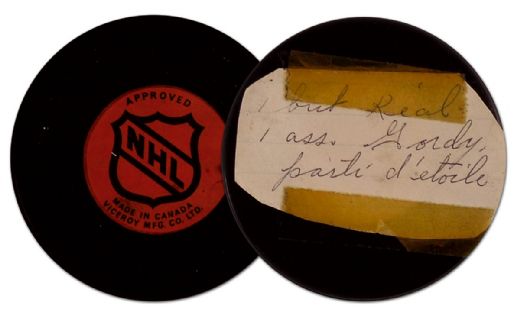 Gordie Howe’s Final All-Star Game Point Puck