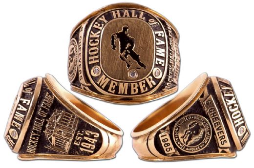 Gerry Cheevers Hockey Hall of Fame Induction Ring