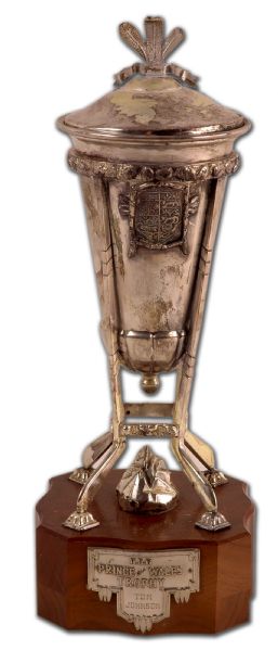 1973-74 Boston Bruins Prince of Wales Trophy Presented to Tom  Johnson (13”)