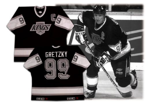 1996 Wayne Gretzky Los Angeles Kings Game Worn Jersey, Comes with a Gretzky LOA ADDENDUM