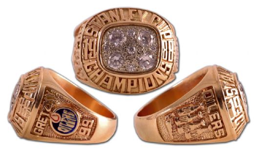 1988 Wayne Gretzky Edmonton Oilers Stanley Cup Championship Ring