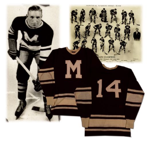 1930s Russ Blinco Montreal Maroons Game Worn Jersey