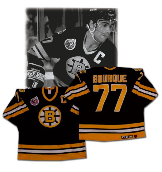 Ray Bourque’s 1992-93 Game Worn Photo Matched Boston Bruins Jersey