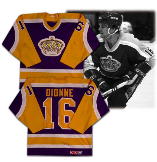 Marcel Dionne’s 1980’s L.A. Kings Game Worn Photo Matched Jersey