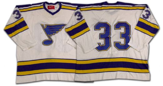 1975-76 St. Louis Blues Gilles Gratton Game Worn Jersey