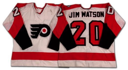 Jim Watson’s 1977-78 Philadelphia Flyers Game Worn Jersey with  Ashbee Patch