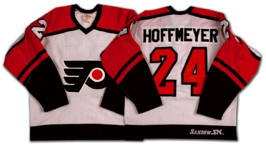 1982-83 Philadelphia Flyers Bob Hoffmeyer Game Worn Jersey