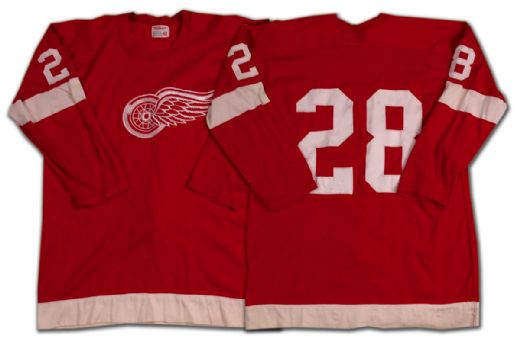 1970’s Detroit Red Wings #28 Game Worn Jersey