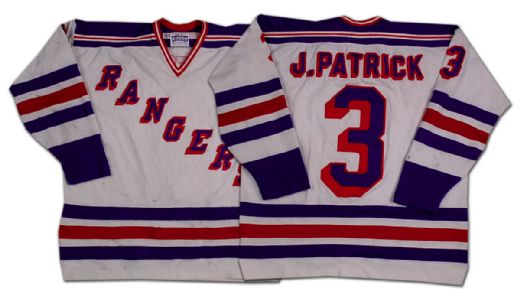 James Patrick’s 1985-86 New York Rangers Game Worn Jersey