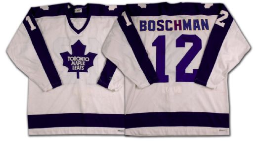 Laurie Boschman’s Early-1980’s Toronto Maple Leafs Game Worn Jersey  ADDENDUM